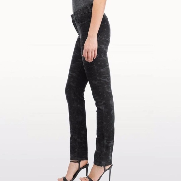 NEW NWT NYDJ Jeans Sheri Black Gray Granite Marble - Picture 2 of 6